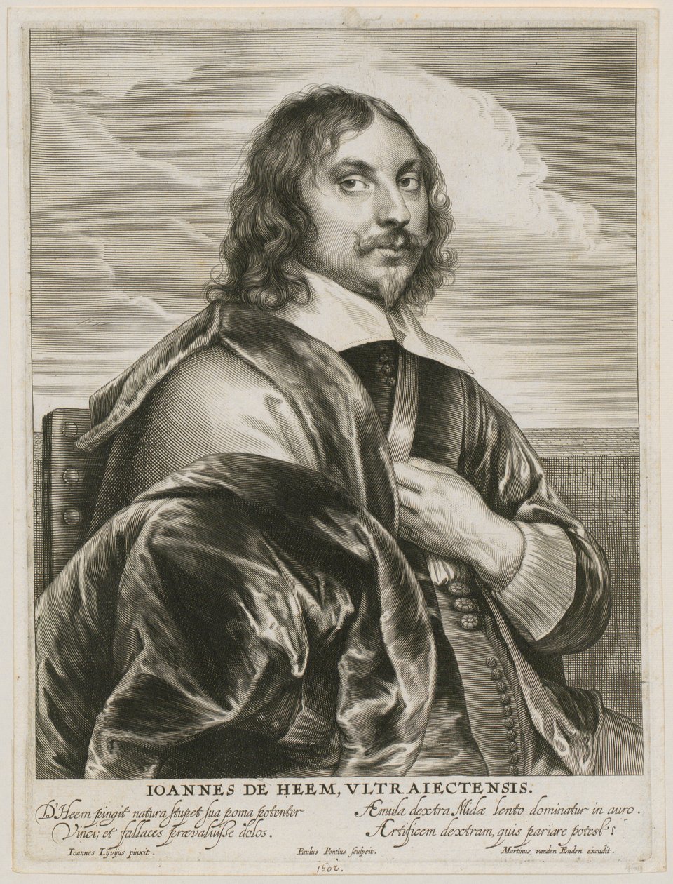 Portrét Johannese de Heema od Paulus Pontius