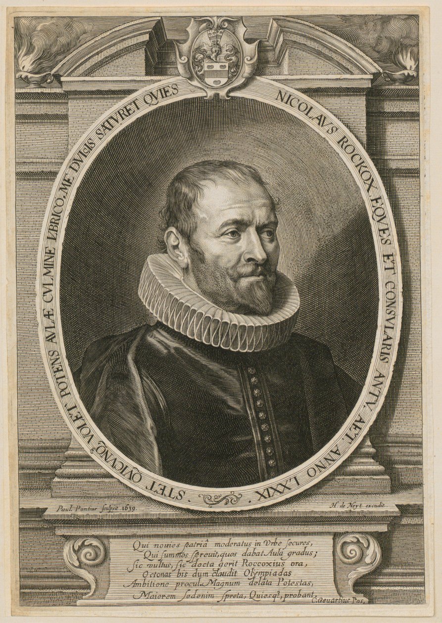 Portrét Nicolause Rockoxe, starosty Antverp od Paulus Pontius