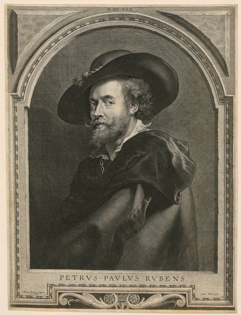 Portrét Petra Paula Rubense od Paulus Pontius