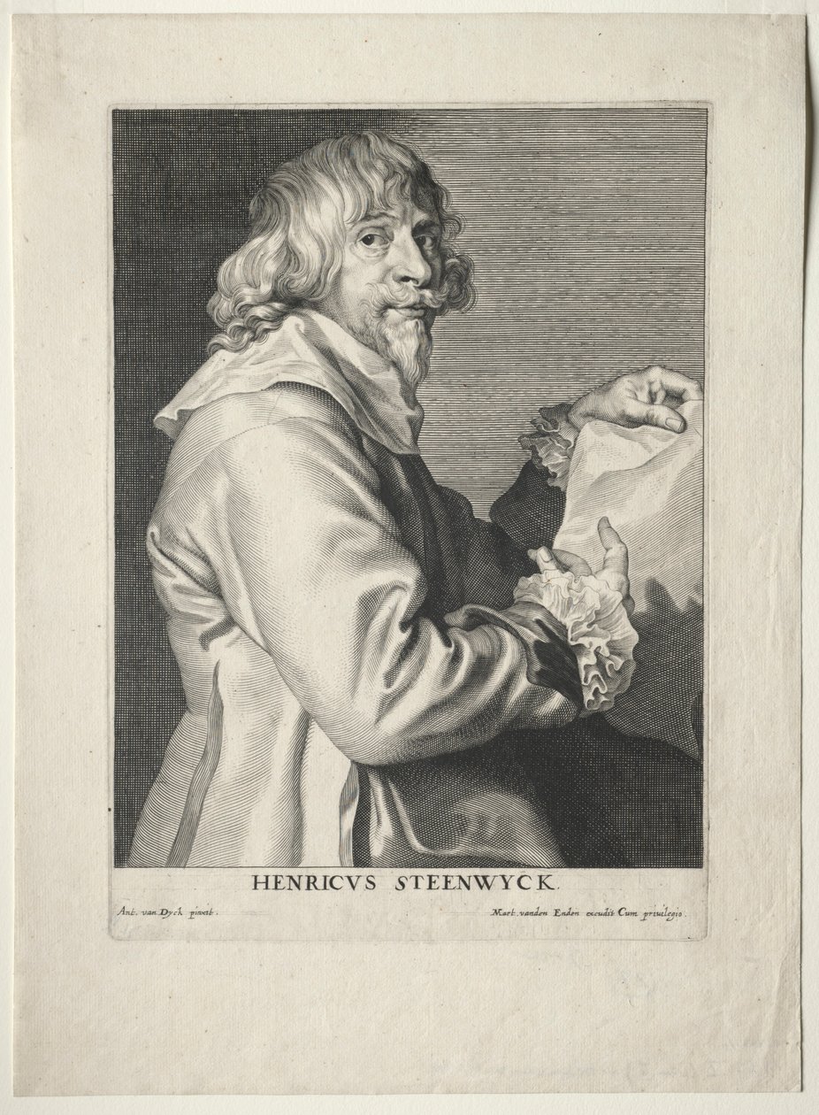 Portrét Henri van Steenwyck. od Paulus Pontius