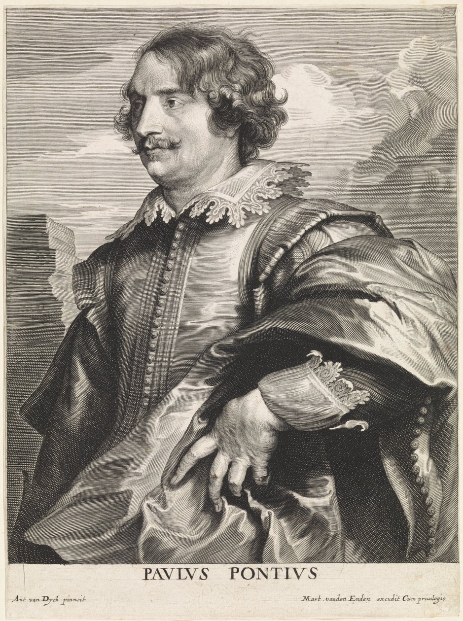 Portrét rytce Paula Pontia od Paulus Pontius