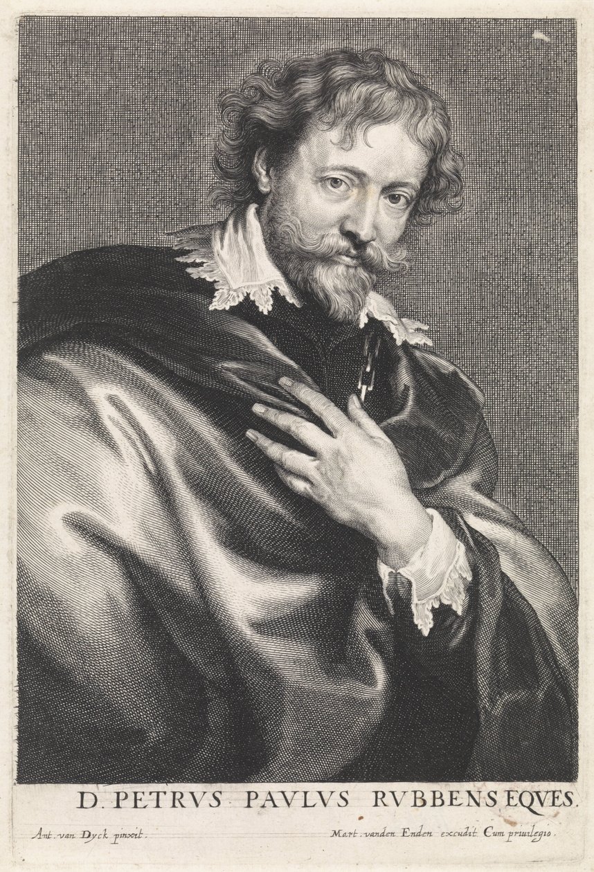 Portrét malíře Petera Paula Rubense od Paulus Pontius