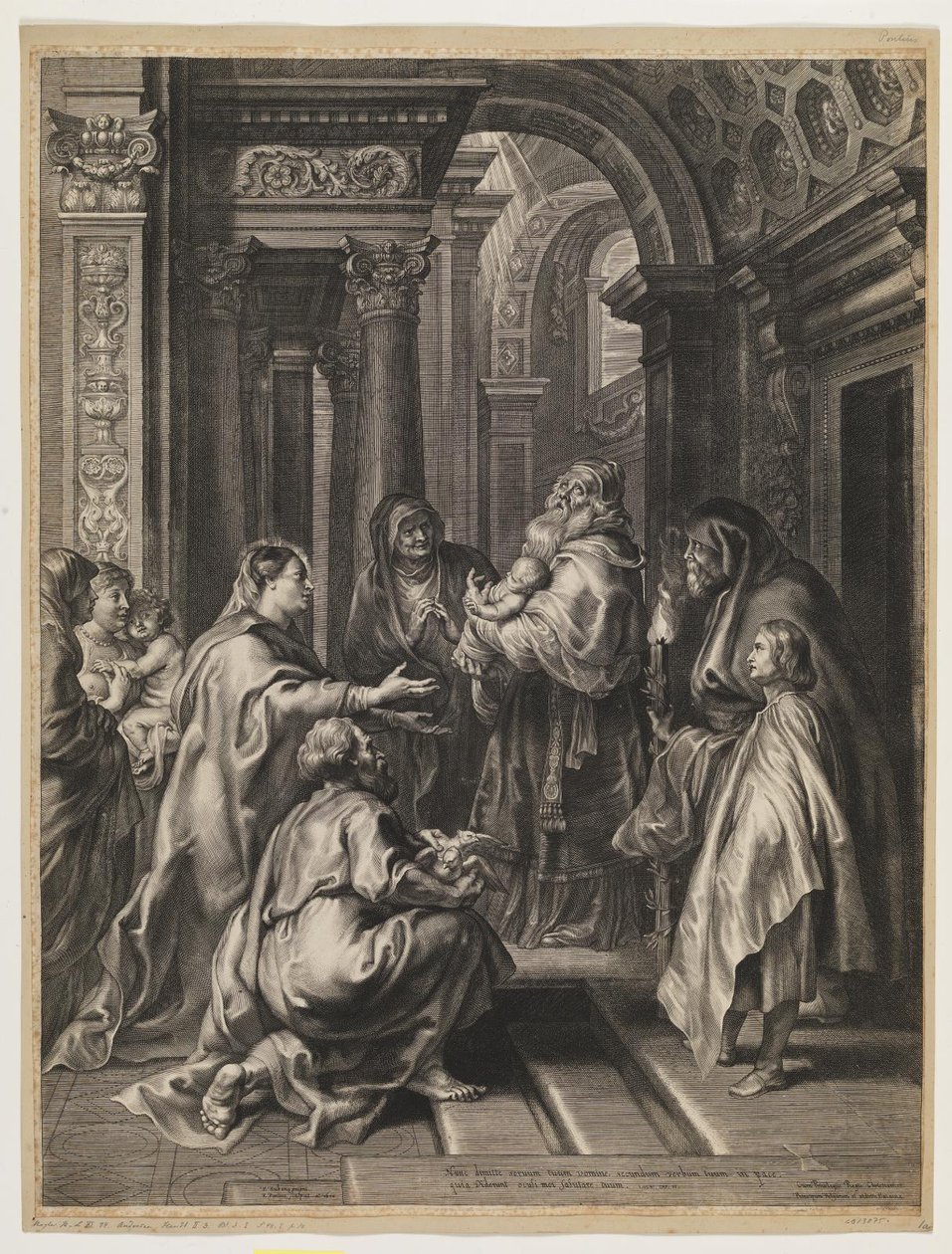 Prezentace v chrámu od Paulus Pontius