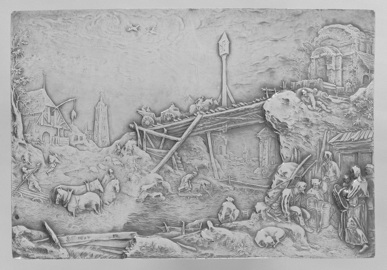 Říční krajina Rivier Landschap od Paulus Willemsz. van Vianen