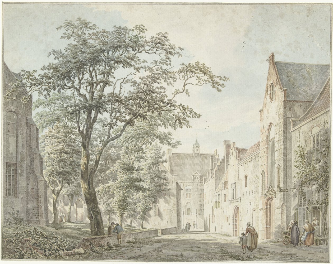 Pohled na město Montfoort od Paulus van Liender