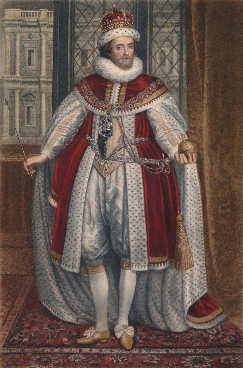 Anglický král Jakub I. a VI. Skotska, 1620, 1904 od Paulus van Somer