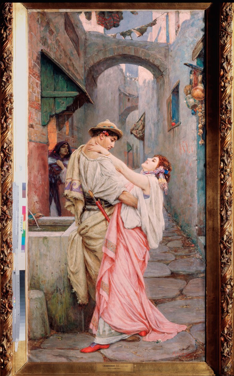 "Messaline" Representation de Valeria Messalina, velký debauchee de la Rome Antique. Peinture de Pavel Alexandrovich Svědomsky (Svědomski) (1849-1904) 1900 Kazan, State Art Museum of Republic Tatarstan, Russie od Pavel Alexandrovich Svedomsky