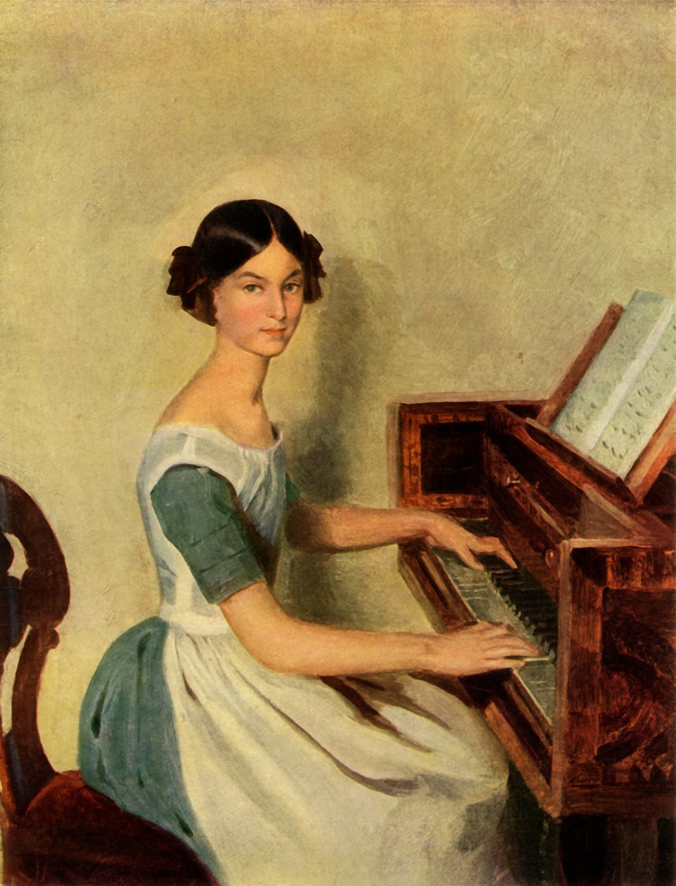 Portrét Naděždy Petrovny Ždanovičové, 1849, 1965. od Pavel Andreevich Fedotov