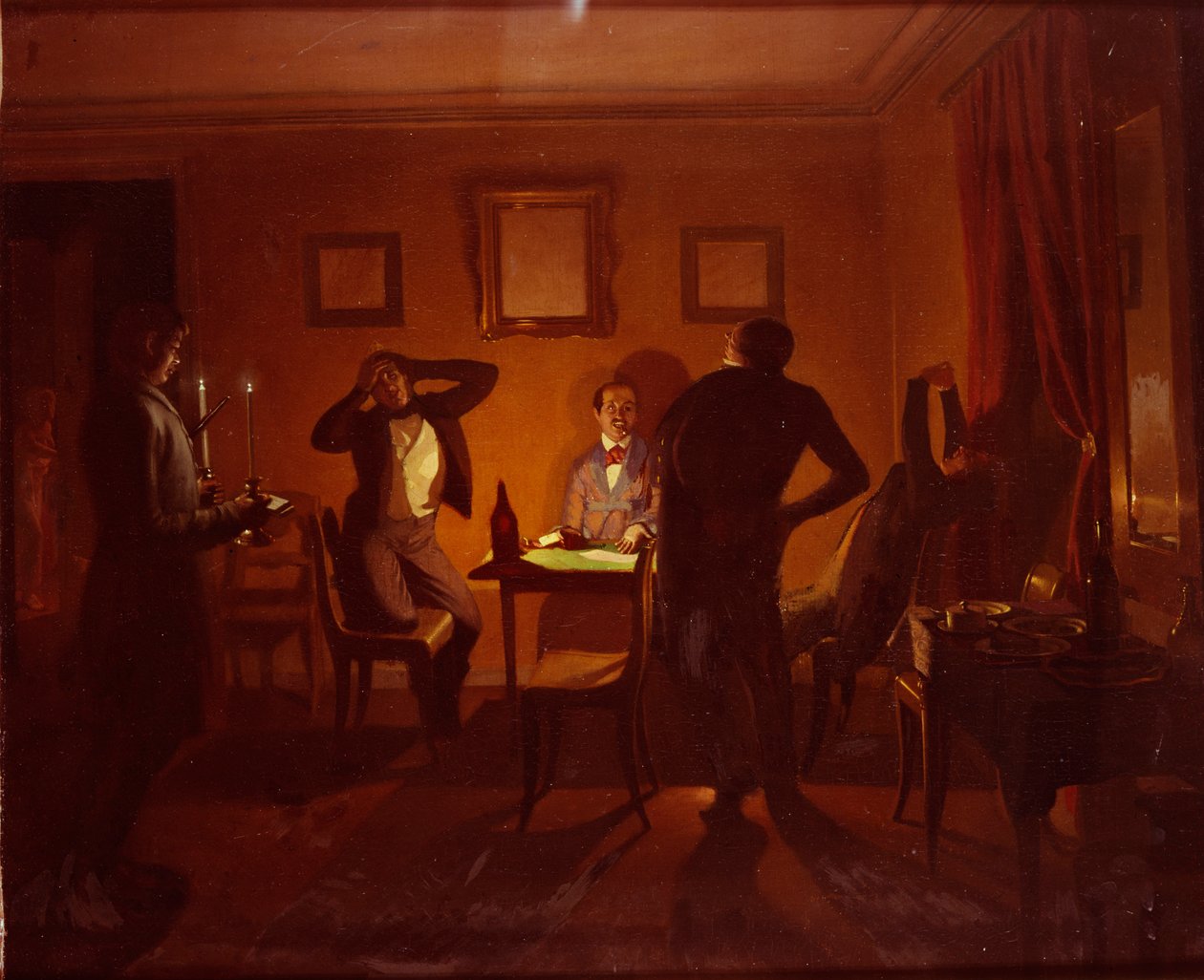 Gambleři, 1852 od Pavel Andreevich Fedotov