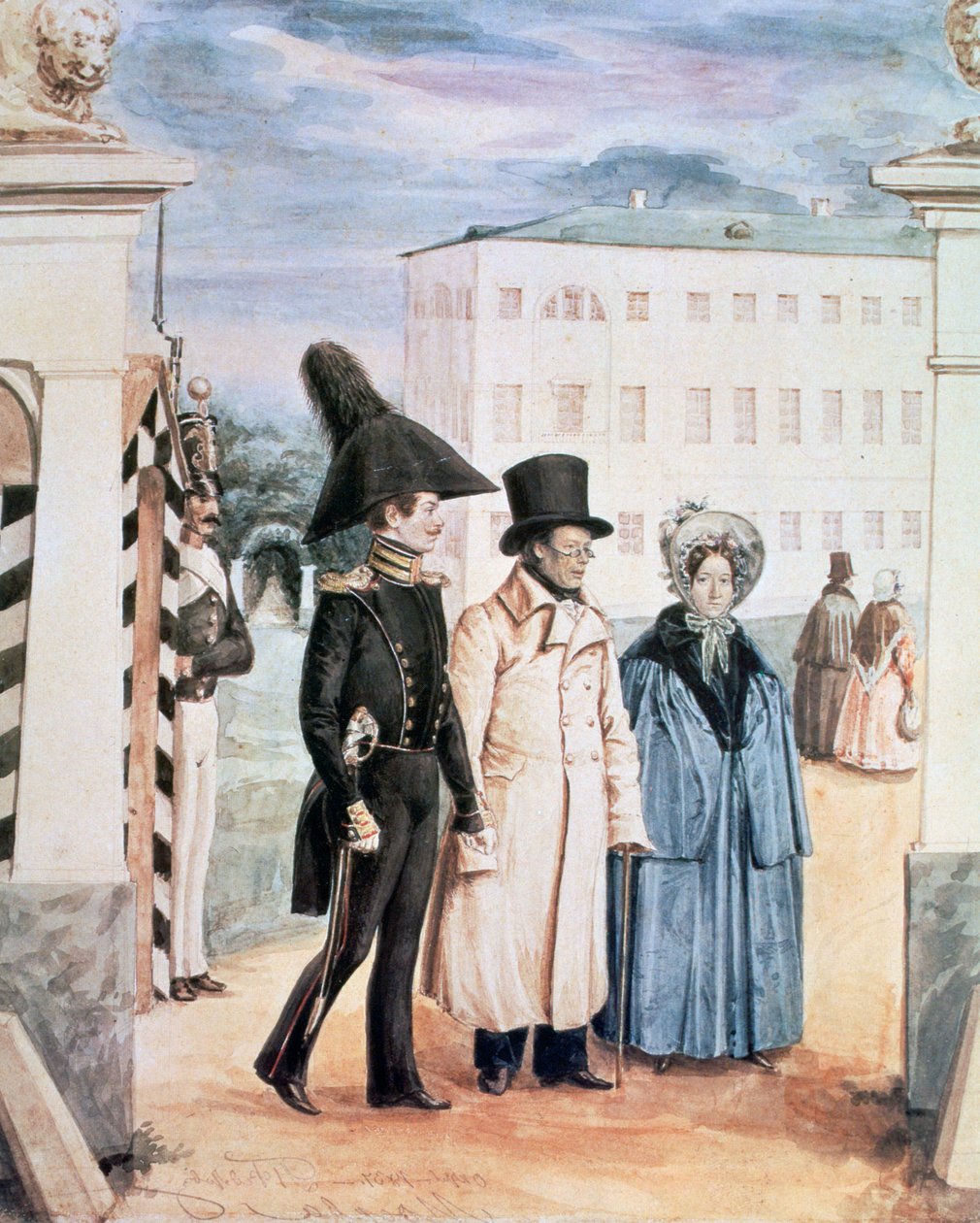Procházka, 1837 od Pavel Andreevich Fedotov
