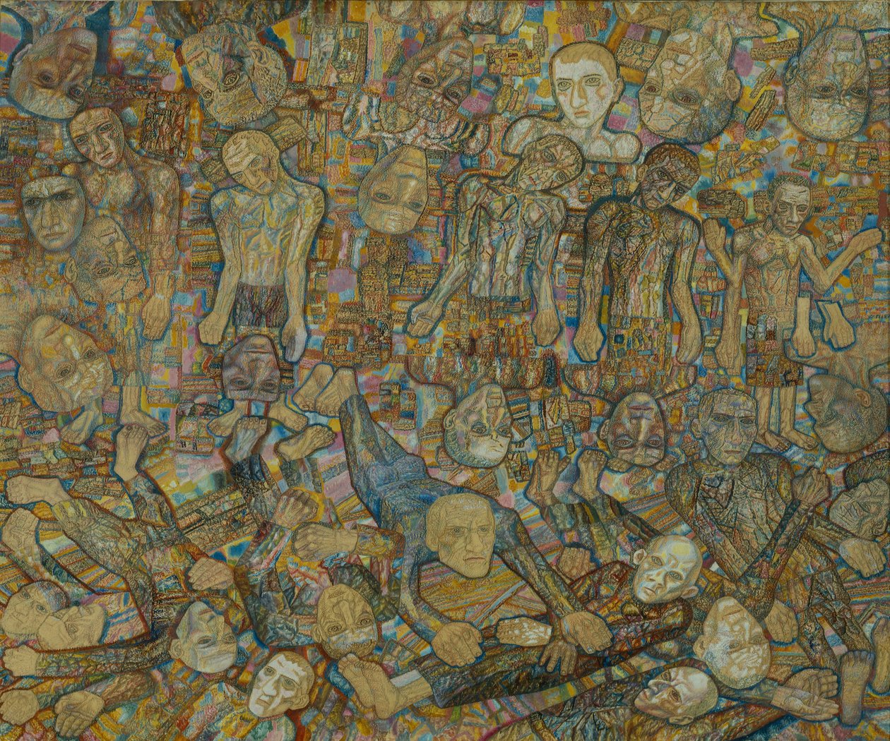 Složení. Nálet, 1938 od Pavel Nikolayevich Filonov
