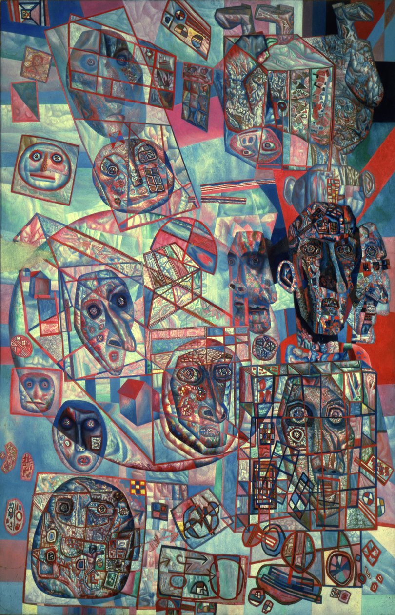 Muž na světě, 1925 od Pavel Nikolayevich Filonov