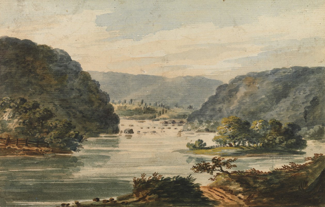 Pohled na Potomac na Harpers Ferry, 1811-ca. 1813. od Pavel Petrovic Svin