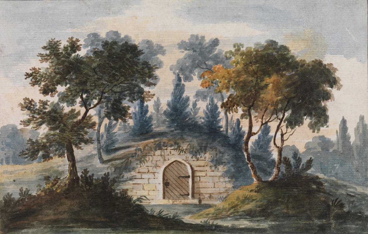 Hrobka generála Washingtona na Mount Vernon Kopie po vyrytí v Port Folio..., 1811-ca.1813. od Pavel Petrovic Svin