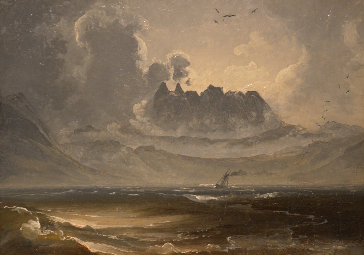Pohoří Trolltindene od Peder Balke