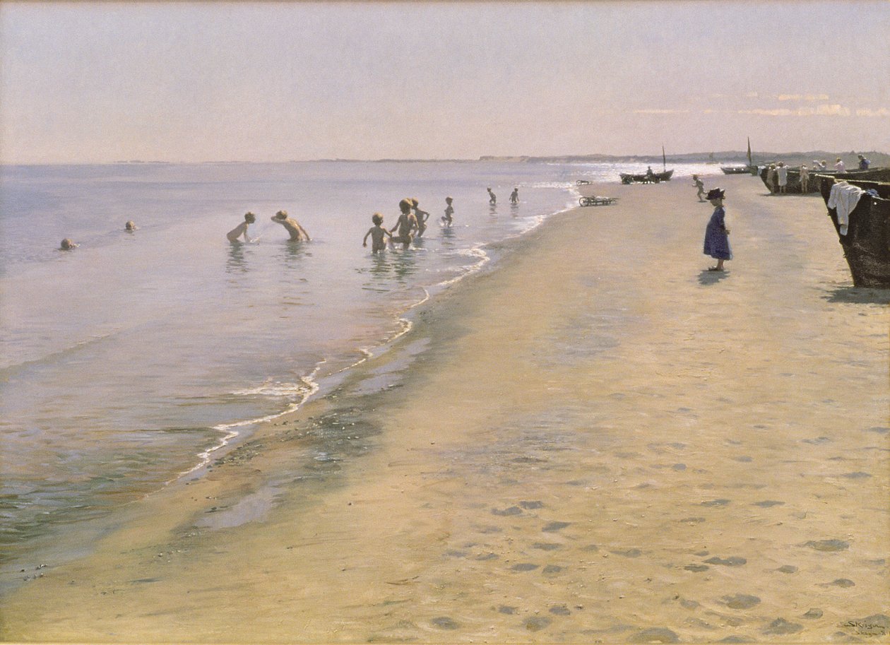 Letní den na jižní pláži Skagen, 1884 od Peder Severin Krøyer