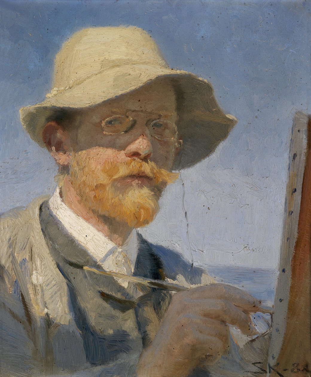 Autoportrét od Peder Severin Krøyer