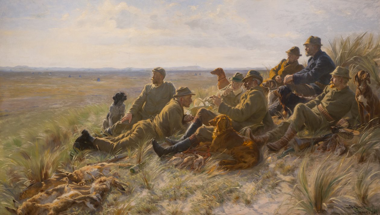 Lovci Skagenu od Peder Severin Krøyer