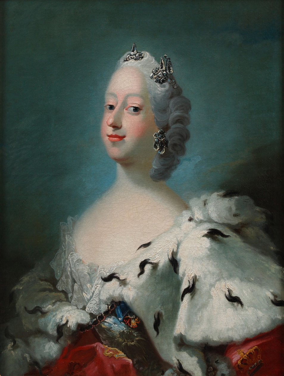 Louise Velké Británie, královna Dánska od Peder Als