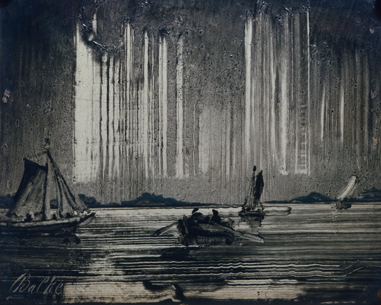 Severní záře od Peder Balke
