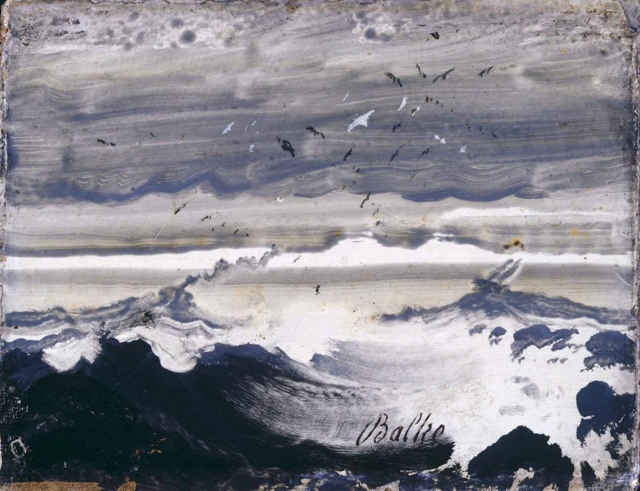 Bouřlivé moře od Peder Balke
