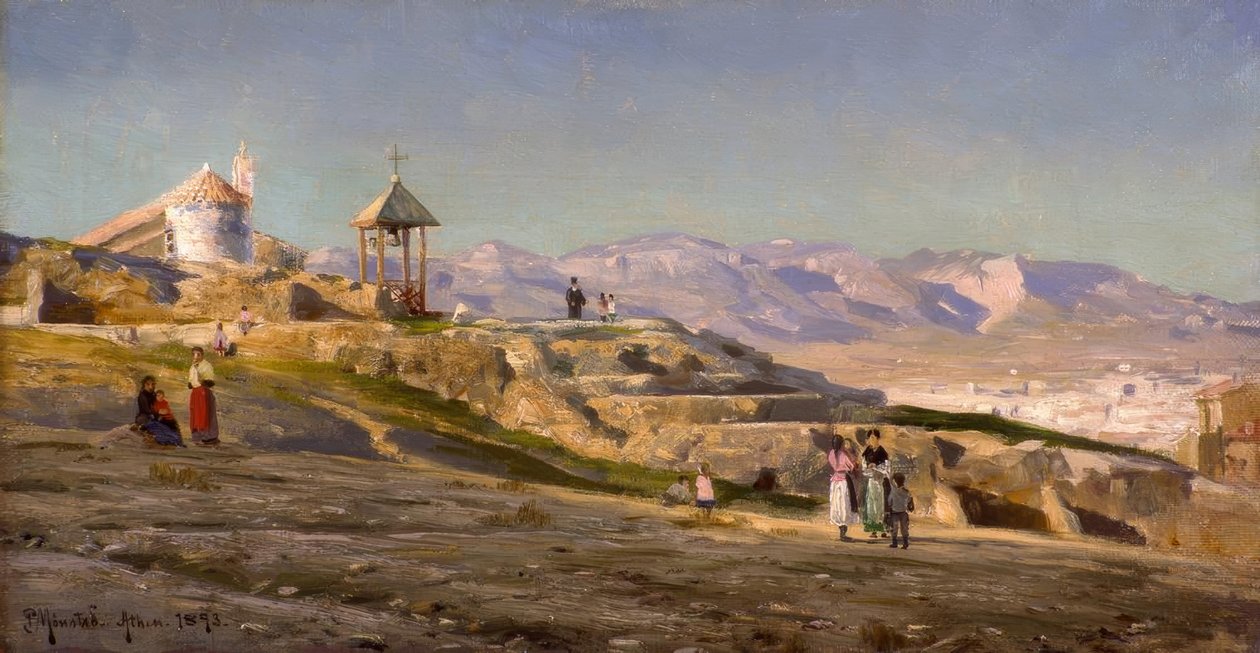 Odpoledne poblíž Atén od Peder Monsted