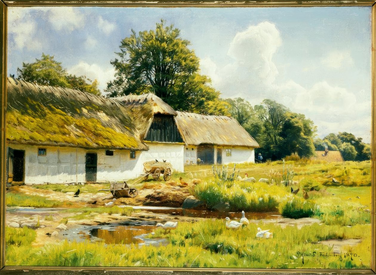Letní den na farmě od Peder Monsted