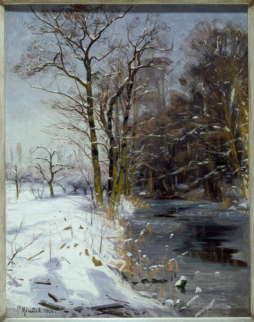 Slunečný zimní den od Peder Monsted