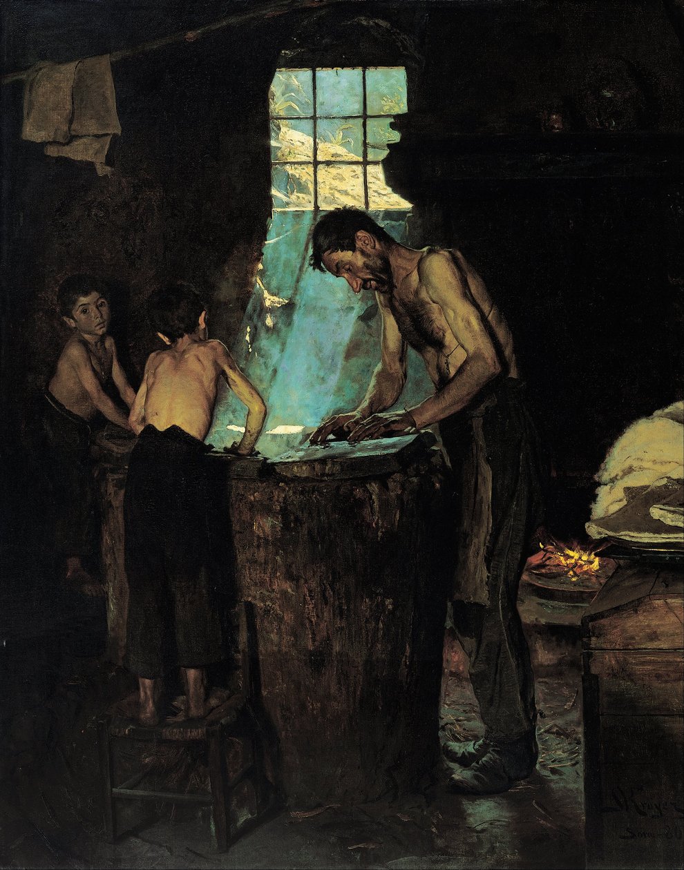 Italští vesničtí kloboučníci od Peder Severin Krøyer
