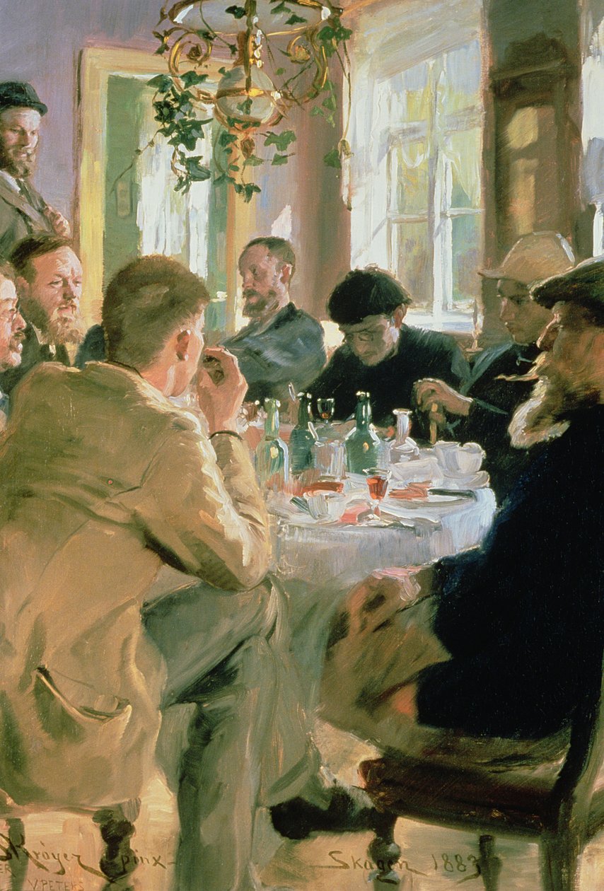 Oběd, 1883 od Peder Severin Krøyer