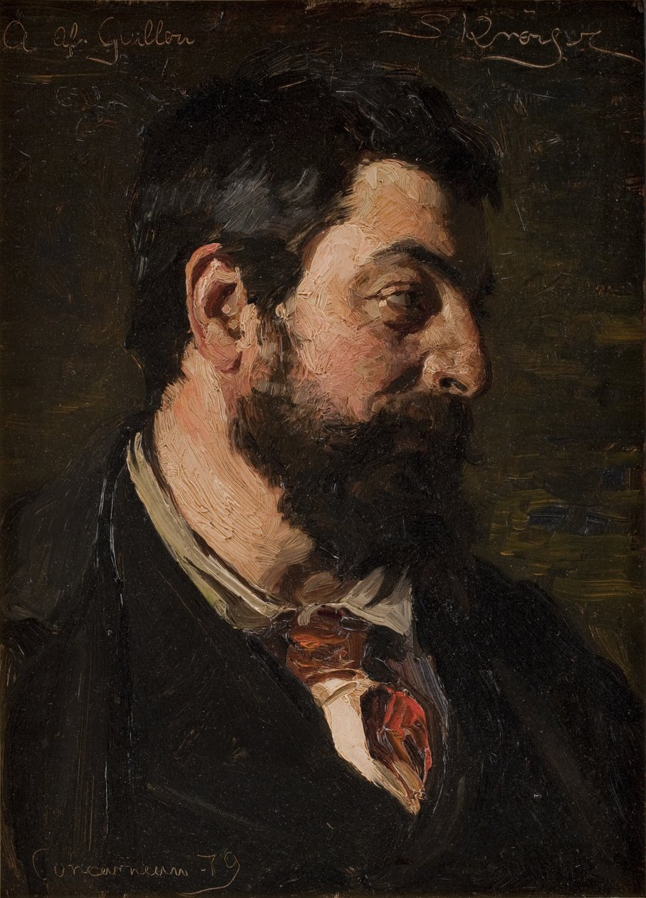 Portrét francouzského malíře Alfreda Guilloua od Peder Severin Krøyer