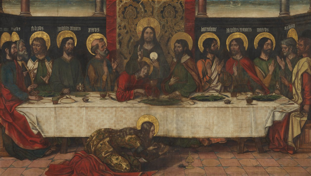 Poslední večeře, cca 1495-1500 od Pedro Berruguete