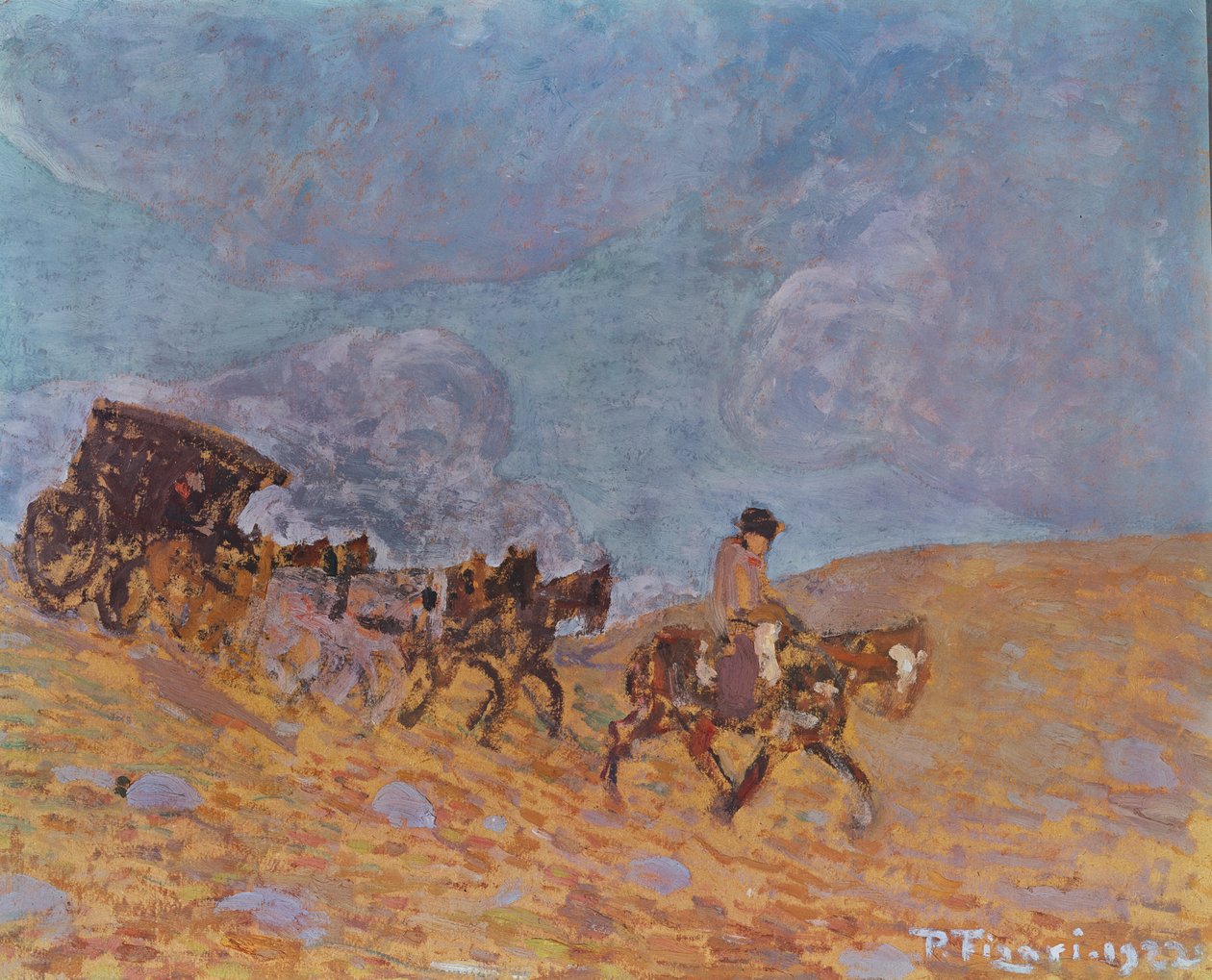 Stage-Coach, 1922 od Pedro Figari