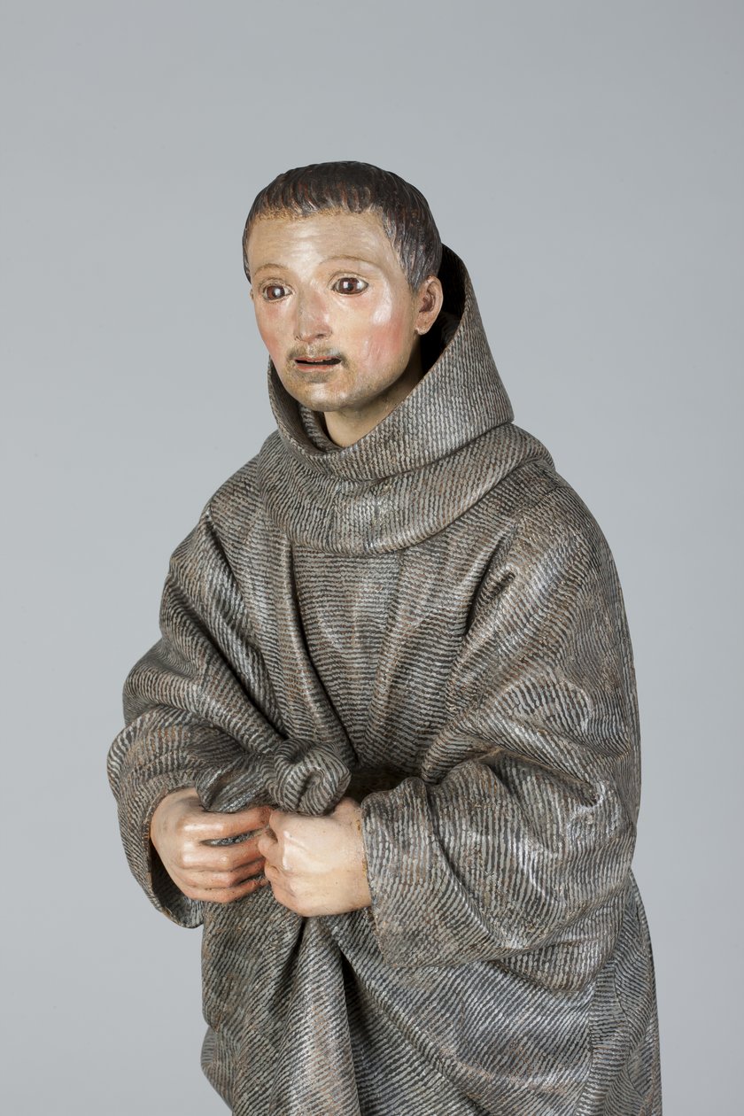 San Diego z Alcaly, kolem 1665-70 (polychromované dřevo) od Pedro de Mena