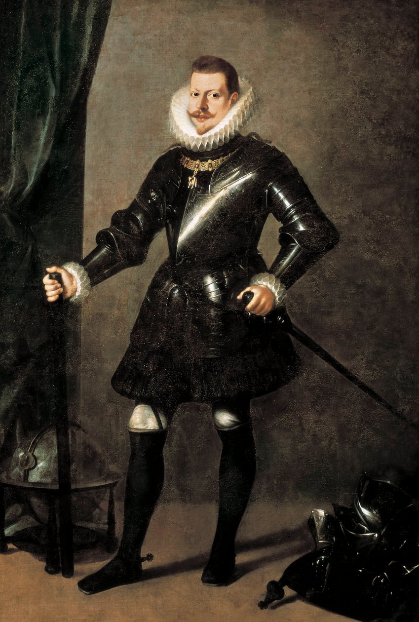 Portrét španělského krále Filipa III. (1578-1621) od Pedro Antonio Vidal
