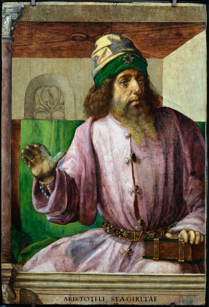 Aristoteles, starověký řecký filozof a vědec, c1470-c1504 od Pedro Berruguete