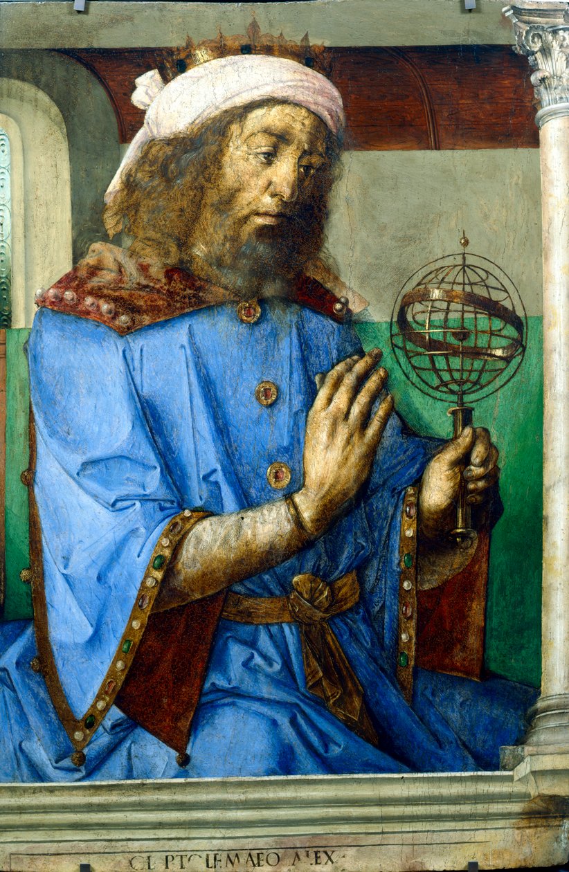 Ptolemaios, alexandrijský řecký astronom a geograf, konec 15. století od Pedro Berruguete