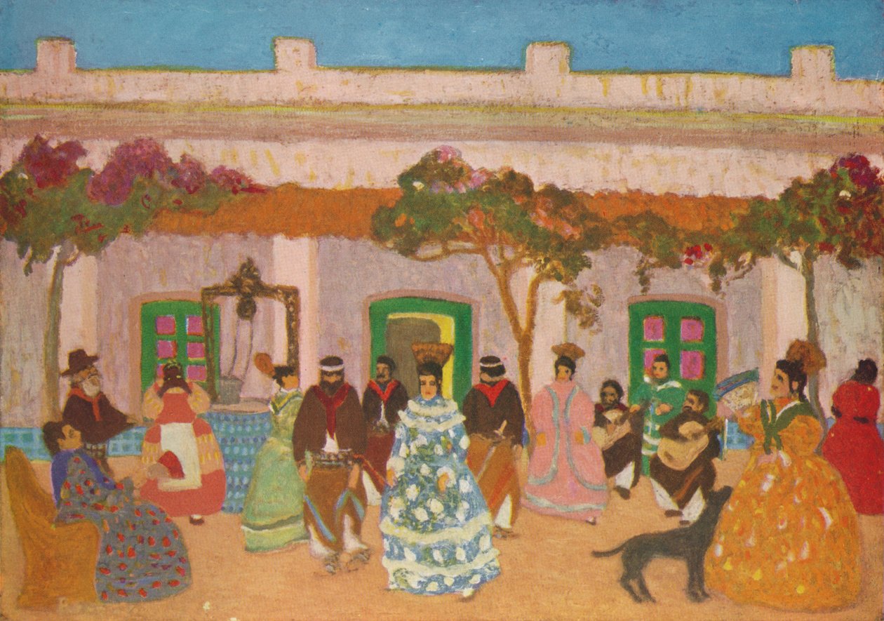 Kreolský tanec, 1926 od Pedro Figari