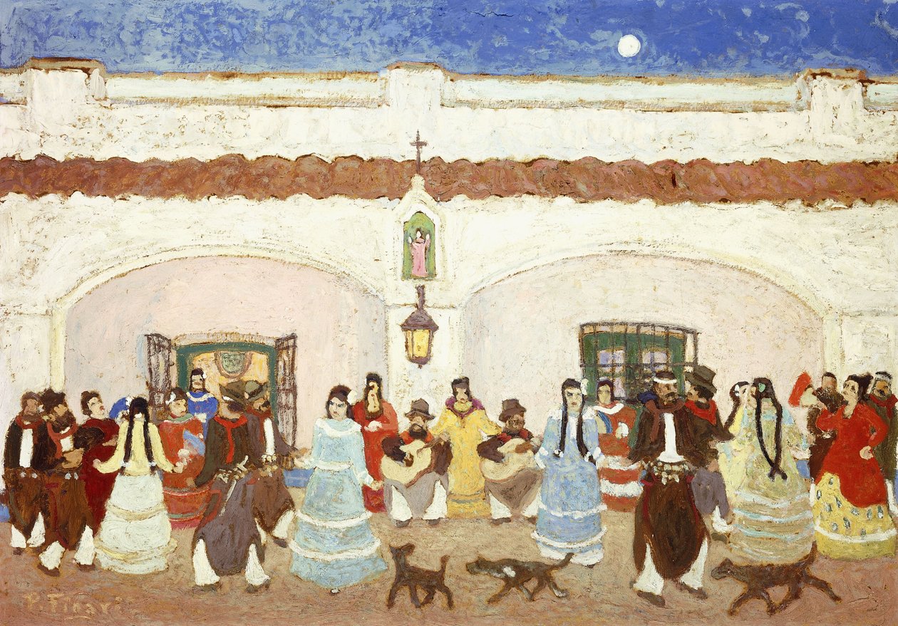 Tanec na nádvoří; Tanec na nádvoří od Pedro Figari