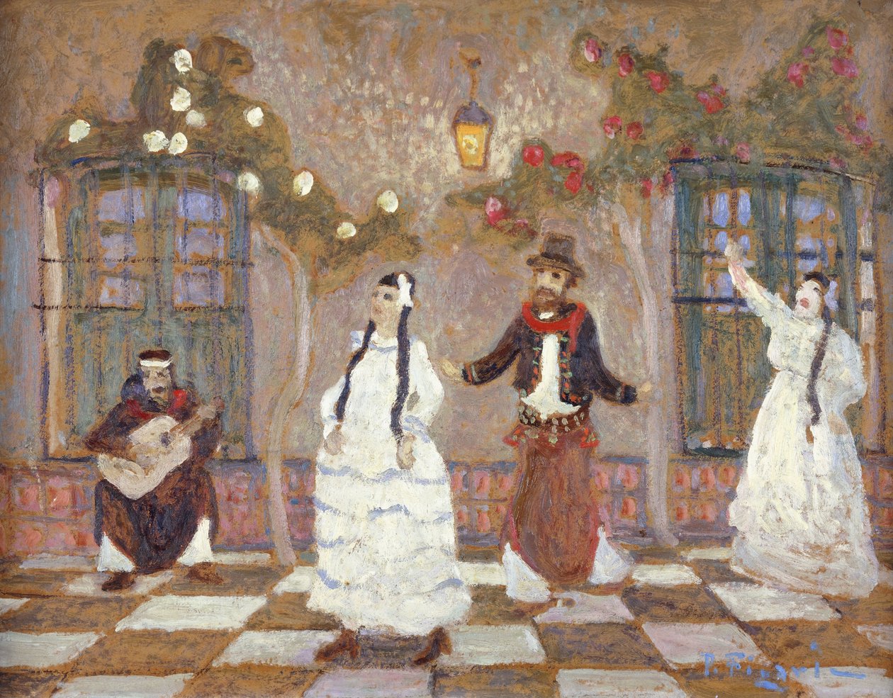 Chacarera (argentinský lidový tanec) od Pedro Figari