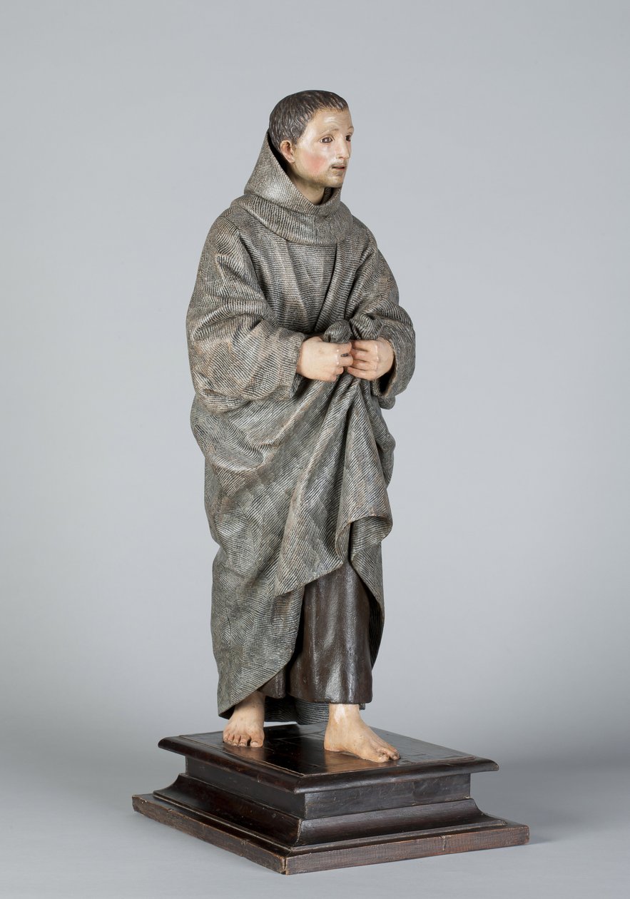 San Diego z Alcaly, kolem 1665-70 (polychromované dřevo) od Pedro de Mena