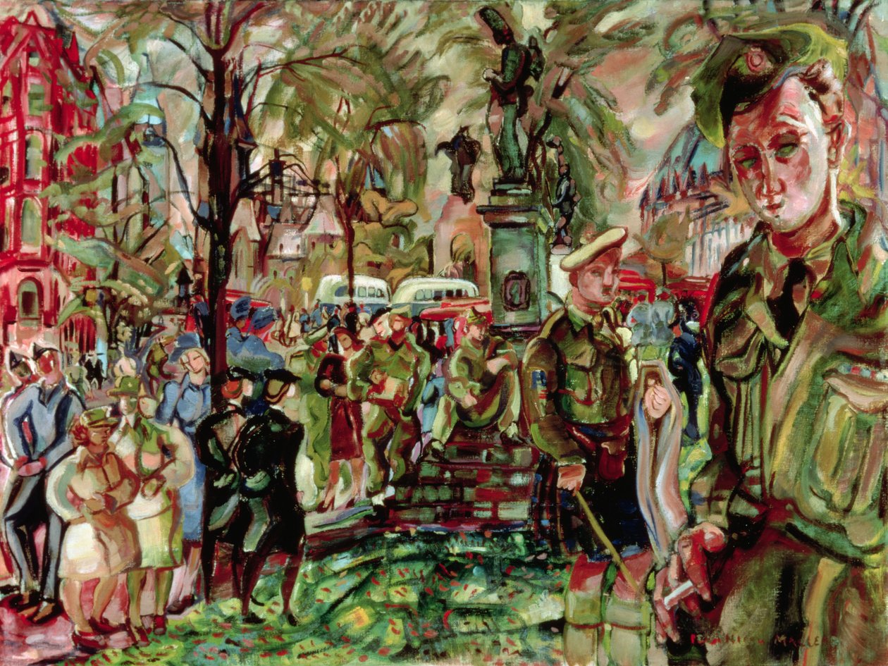 Ottawa, kolem roku 1943 (olej na plátně) od Pegi Nicol Macleod