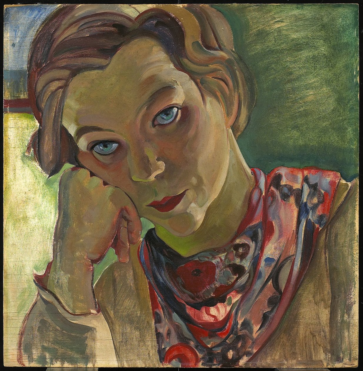 Autoportrét, kolem roku 1935 (olej na plátně) od Pegi Nicol Macleod