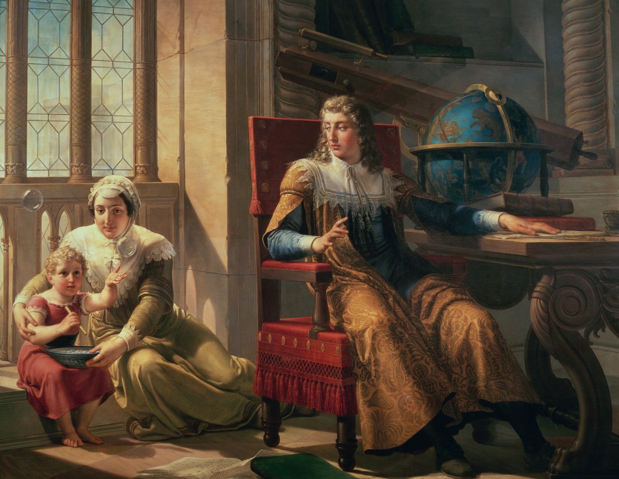Isaac Newtonův (1642-1727) objev lomu světla od Pelagio Palagi
