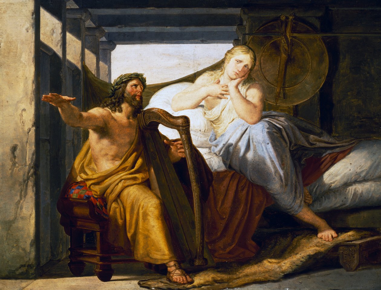 Ossian a Malvina od Pelagio Palagi