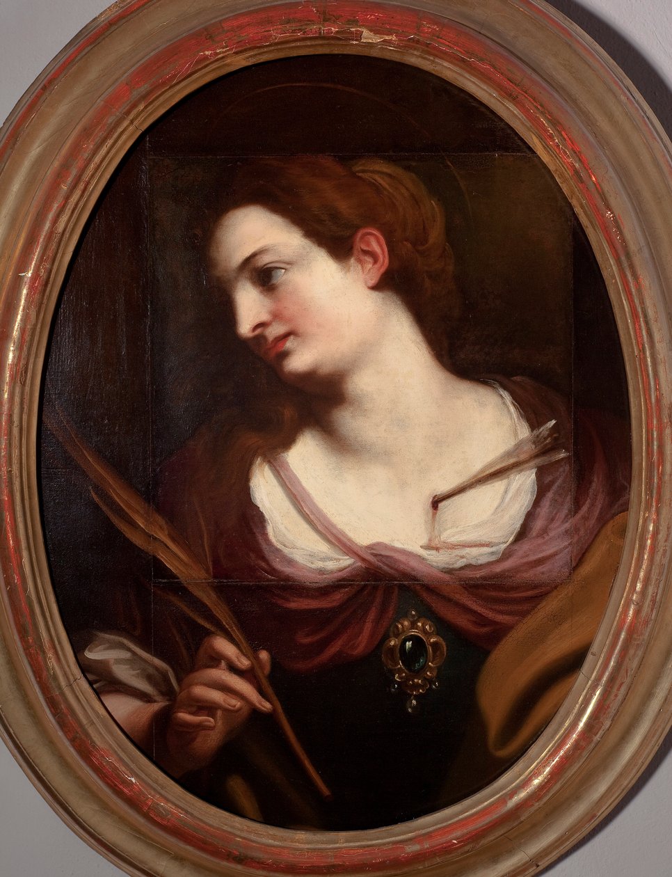 Obraz Saint Beard od Pellegro Piola (nebo Pellegrino Piola) (1617-1640) od Pellegrino Piola