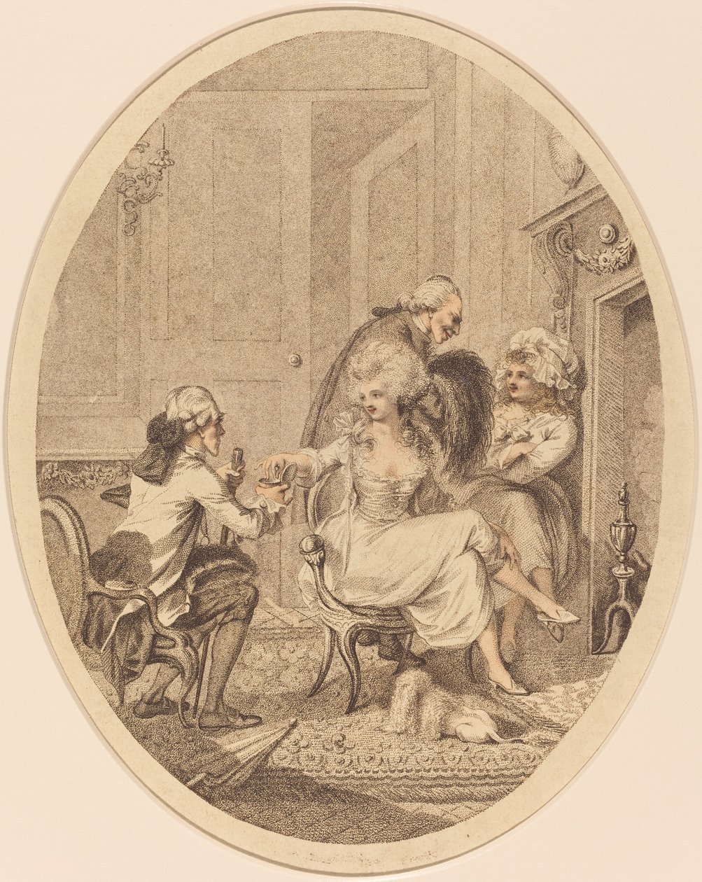 Francouzský Fireside od Peltro William Tomkins