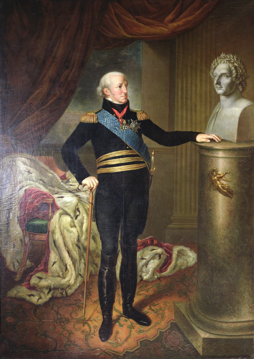Carl XIII Švédska (olej na palubě) od Per Krafft