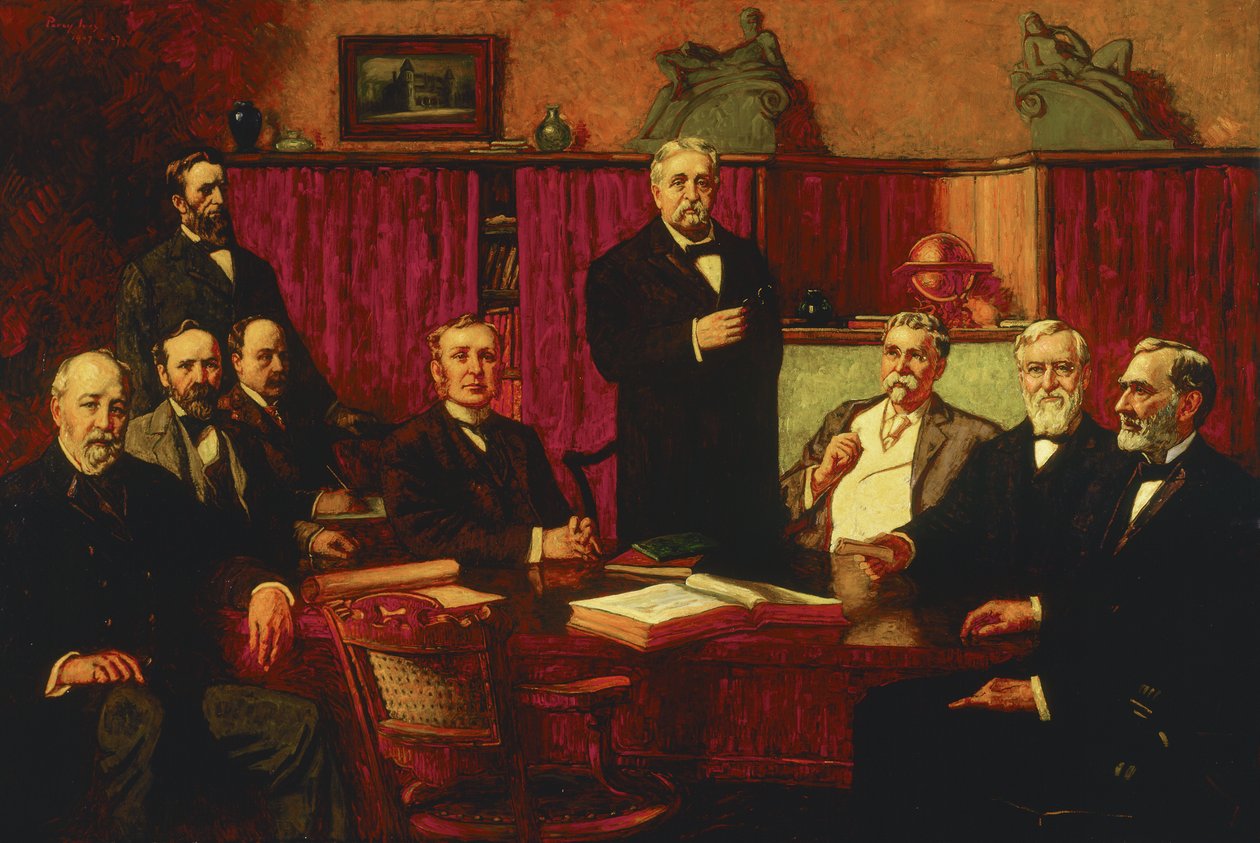 První správní rada Detroitského muzea umění, 1907 od Percy Ives