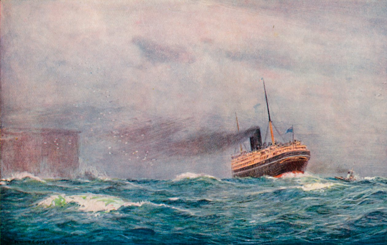 A P. & O. Steamer Outward Bound, 1913 od Percy F.S. Spence